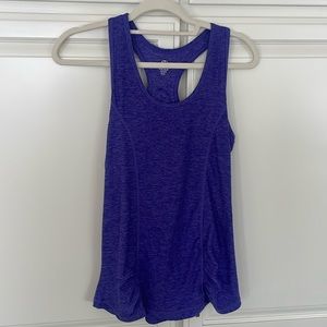Gaiam purple athletic tank top